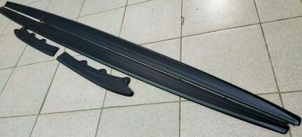 Лезвия на пороги BMW F30 матовые