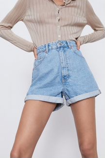 Джинсовые шорты zara