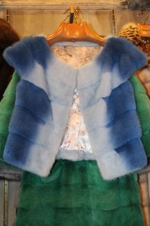 Норковая жилетка