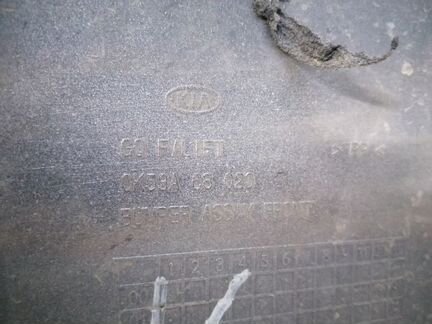 Kia Carnival 2002-2006 бампер передний