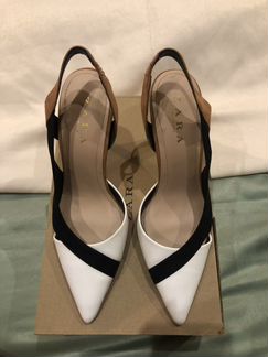 Лодочки на каблуке Zara