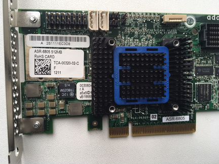 Контроллер SAS raid ASR-6805 KIT