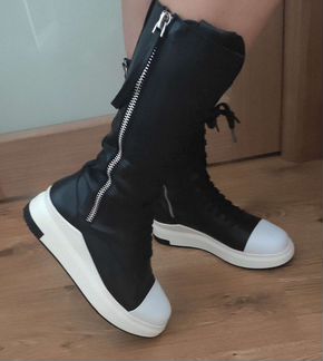 Сапоги новые, кожа, разм.38