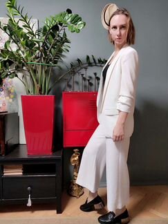 Пиджак белый Zara woman, 42-44