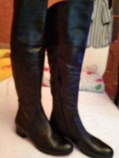 Сапоги кожаные 39р