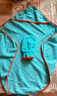 Полотенце с рукавичкой для младенцев