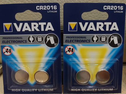 Литиевые батарейки Varta Electronics CR2016 3V