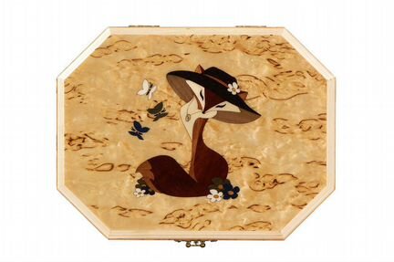 Шкатулка для ювелирных украшений Лисичка