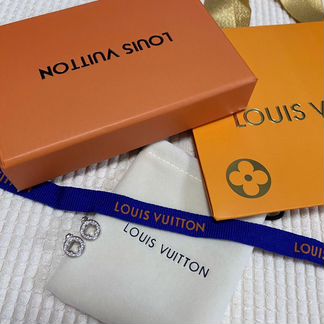Серьги серебро Louis Vuitton
