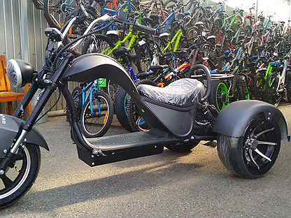 Электроскутер citycoco Skyboard Trike Chopper