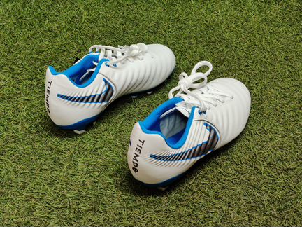 Новые детские футбольные бутсы Nike Tiempo 35 разм