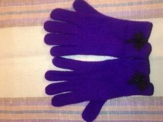 Перчатки женские из ангорки, новые-импортные