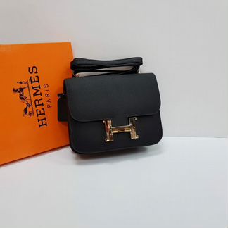 Клатч Hermes Constance Гермес черная
