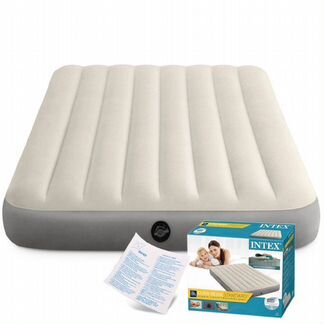 Надувной матрас intex артикул 64102 137х191х25 см