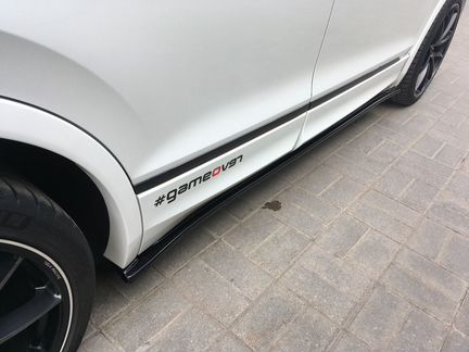 Накладки под пороги для VW Tiguan 2 R-Line и Sport