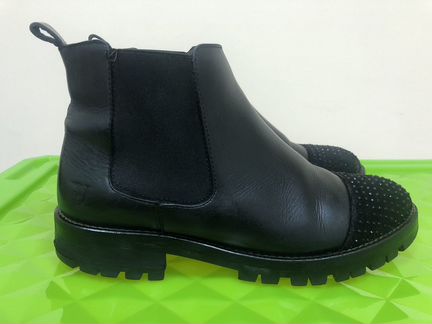 Полусапоги Trussardi. Италия. 40 р. Кожа. Еврозима