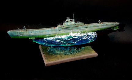 Модель подвой лодки Щ -106