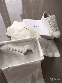 Кеды Balenciaga низкие Arena из кожи