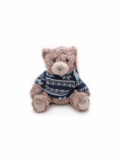Мишка Билли в новогоднем свитре 28 см Magic Bear T