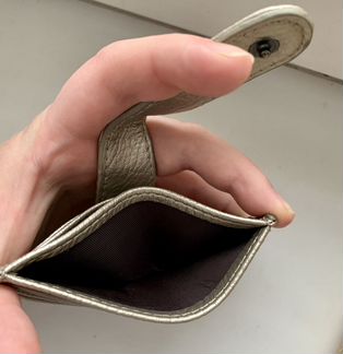 Кошелек/картхолдер кожа