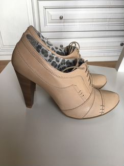 Ботильоны кожаные