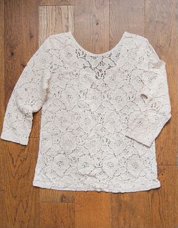 Кружевная блуза Pull-and-Bear р. XS-S