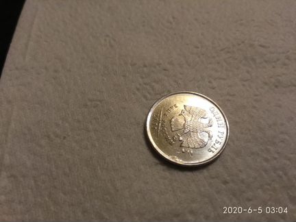 Монетный брак 1 рубль 2011г