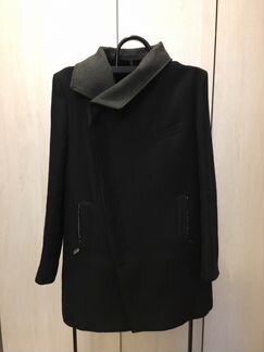 Осеннее пальто Zara black tag