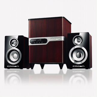 Акустическая система 2.1 crown CMS-440 Wood 31W