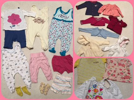 19вещей до 6мес,62-68cm Mayoral,Mothercare,Zara