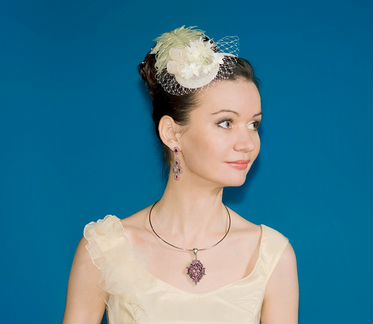 Украшение для волос, праздничная вуалетка