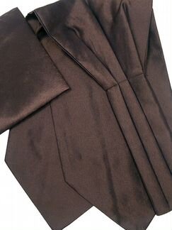 Новый коричневый мужской шейный платок и паше