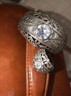 Старинный браслет и кольцо