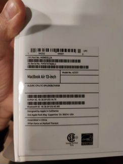 Ноутбук Apple MacAir 13