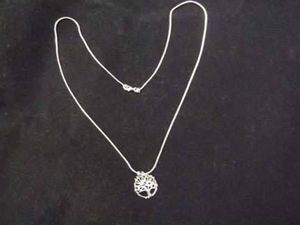 Серебро цепочка С кулоном