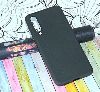 Чехол-накладка для xiaomi Mi9 SE fashion TPU матовый черный