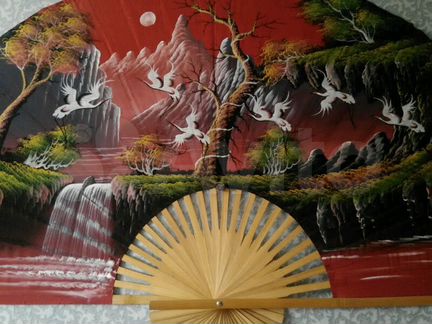 Веер на стену