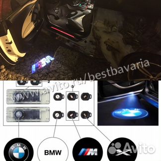 Светодиодные планки подсветки дверей LED BMW