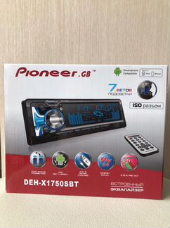 Магнитола pioneer gb DEH-X1750 Bluetooth