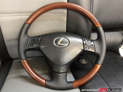 Кожаный руль новый Lexus RX330
