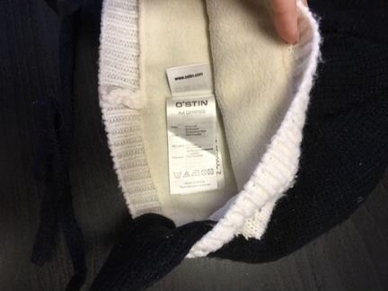 Зимняя шапка (2 шт.) и шарф для девочки (1,5-3 год