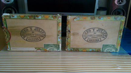 Коробка от сигар Ромео и Джульета(Romeo y Julieta)