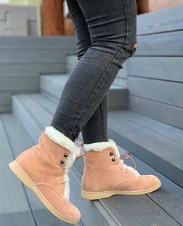 Ботинки Loro Piana бежевые