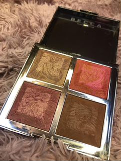 Becca Bronze, blush, glow palette Khloe x Malika