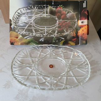 Блюдо для закусок, фруктов, салатов