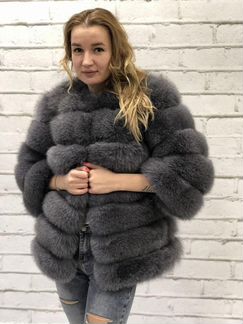 Шуба из песца