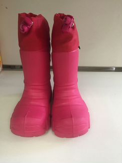 Резиновые сапожки(розовые)