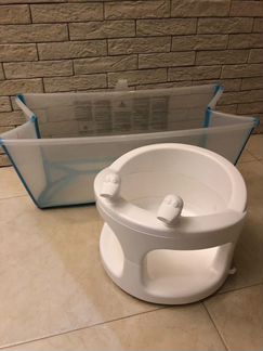Ванночка для купания stokke и сиденье Bebe jou