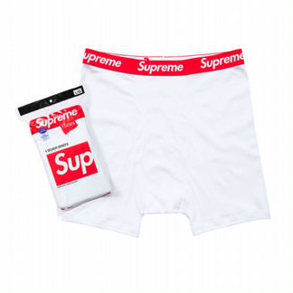 Трусы боксеры Supreme Hanes Boxer Briefs разм S/M