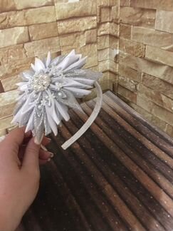 Ободок снежинка